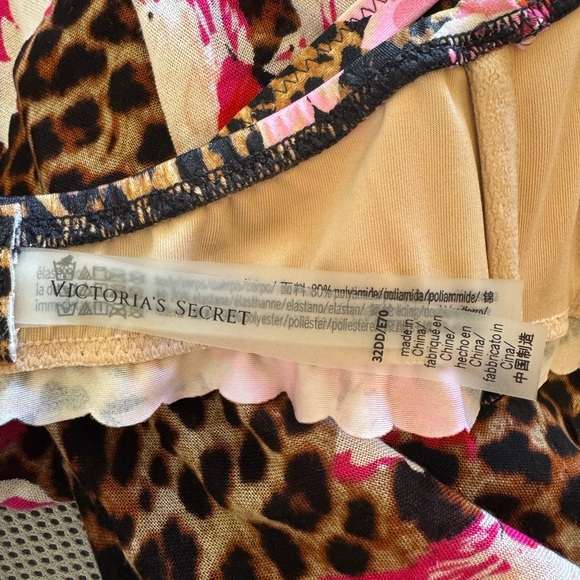 Victoria's Secret Leopard and Floral Bikini Top - Picture 2 of 3
